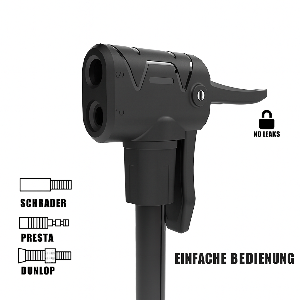 Luftpumpe Stand mit Manometer