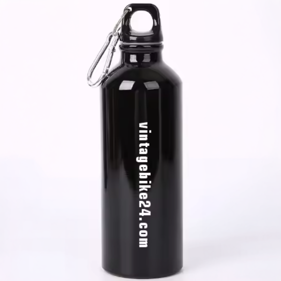 Trinkflasche Alu 750 ml Schwarz