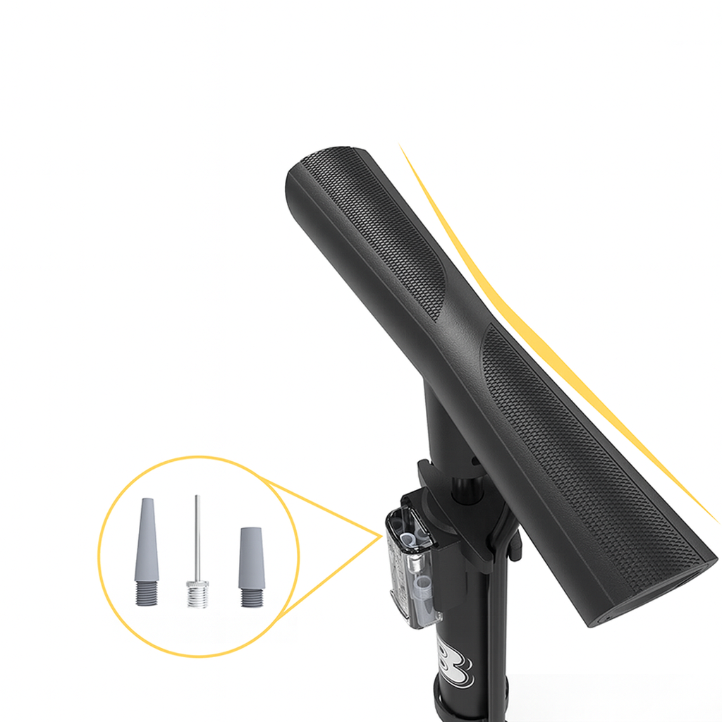 Luftpumpe Stand mit Manometer